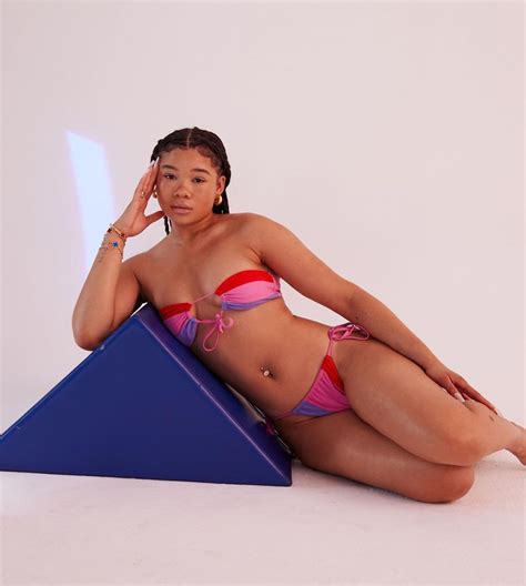 Celebs In The Spotlight Picture Original Storm Reid For Pacsun Bikini Campaign March