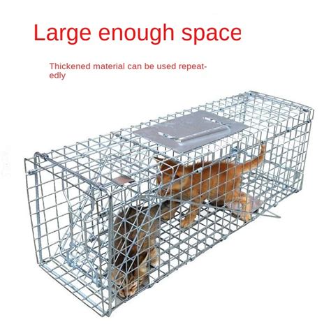 Foldable-Reusable-Humane-Live-Animal-Trap-for-Small-Dogs-Raccoons-Cats ...
