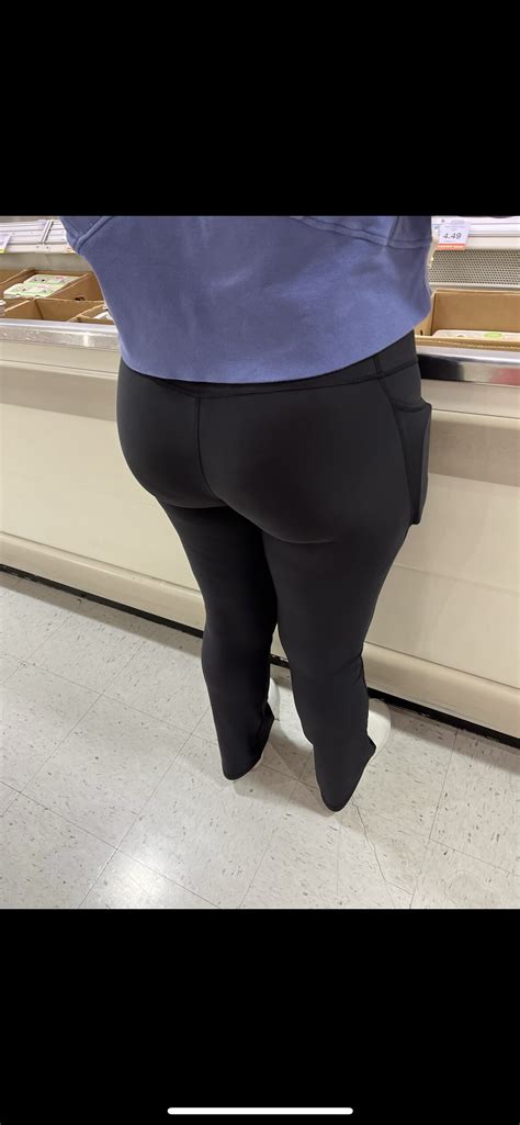 Great ASS At Grocery Store Spandex Leggings Yoga Pants Forum