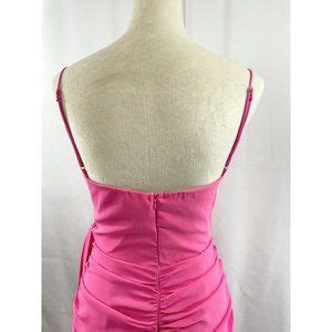 For Women Dresses Lucy In The Sky Rose Ruched Bodycon Dress In Hot Pink Sz M Poshmark