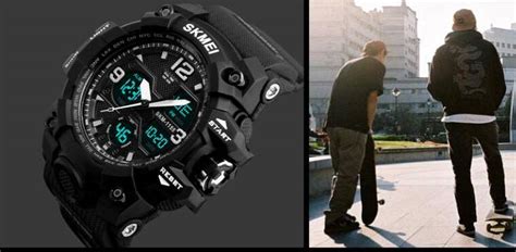 SKMEI 1155 Sports Water Resist Original Wrist Watch for Men - Yellow ...