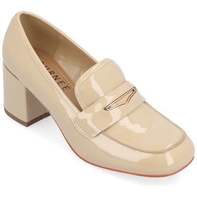 Journee Collection Womens Liyla Low Heel Square Toe Pumps Nude Target