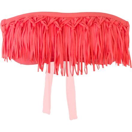 L Space Fringe Knotted Dolly Bikini Top Women S Clothing