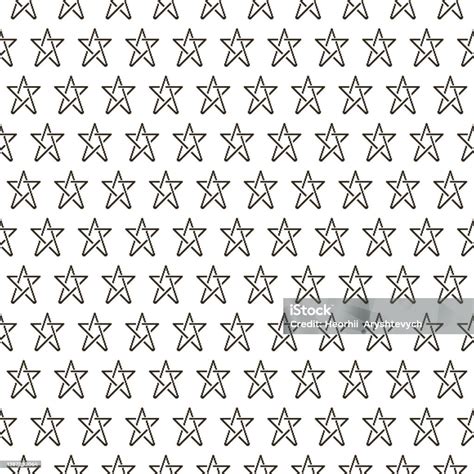 simple vector pixel art seamless pattern  black pentagram star symbol