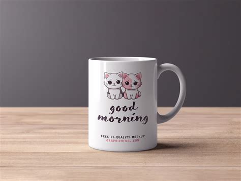 11 Oz Ceramic Mug Mockup - Graphicsfuel