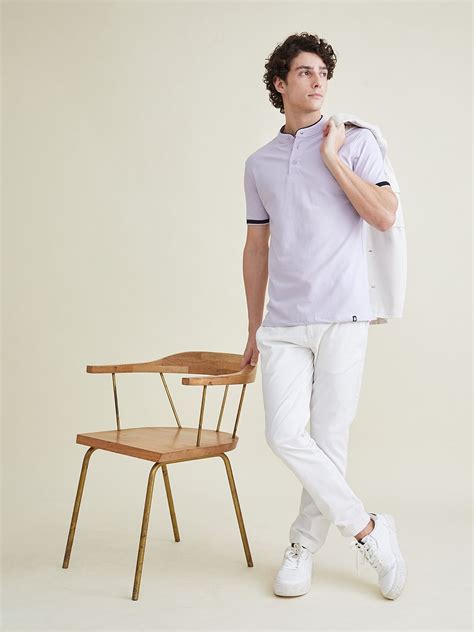 Buy Solids Mandarin Polo Lavender Online