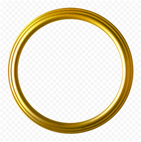 Yellow Circular Round Frame PNG | Citypng