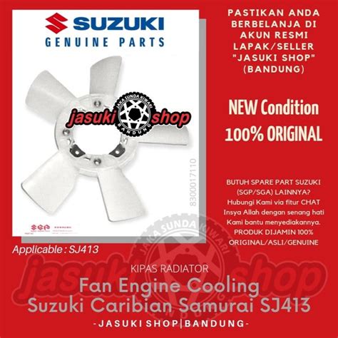 Jual Kipas Visco Fan Radiator Suzuki Jimny Caribian Samurai SJ413 Asli