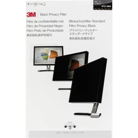 3M Commercial 270W9 Microlouver Visual Security Privacy Screen Filter (5PK-GOV) (PF-270W9-5PK-GOV)