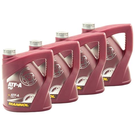 MANNOL Hydraulicfluid servooil ATFA PSF 4 X 4 liters buy online b, 60,95