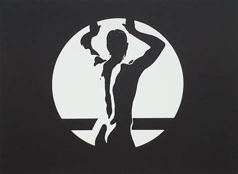 Original Male Nude Black And White Abstract Ink Painting Etsy