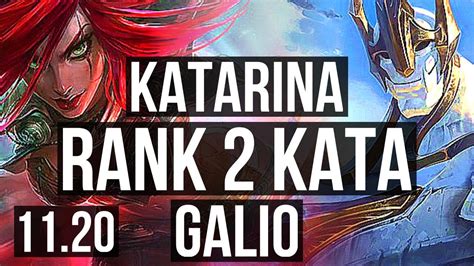 Katarina Vs Galio Mid Rank 2 Kata Quadra 2 4m Mastery 1400