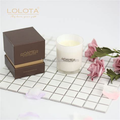 Luxury Home Decoration Glass Jar Candle Inexpensive Private Label Soy