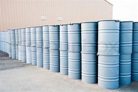 drums storage  warehouse stock image colourbox