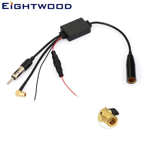 Eightwood Conversion Fm Am To Dab Dab Car Radio Aerial Converter Signal Splitter Amplifier For