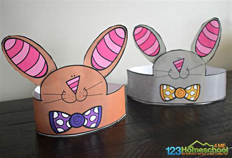 Printable Bunny Ear Hat