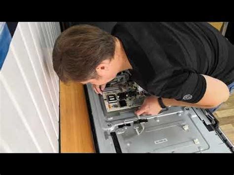 Разборка телевизора Sharp LC-40LE510RU Шарп disassembling, 1 часть ...