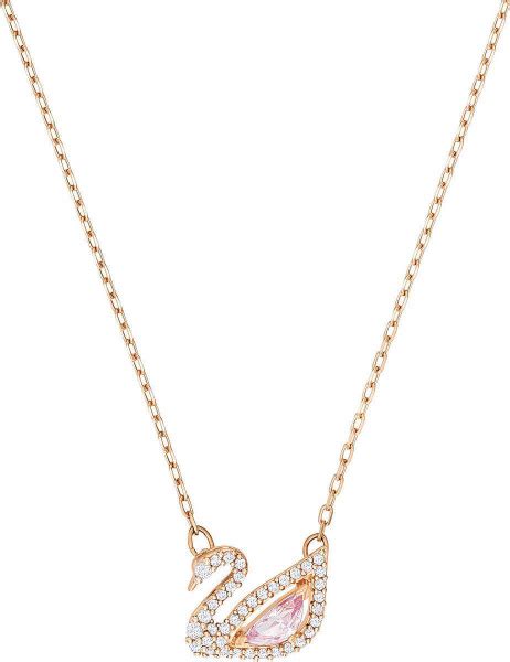 Колье цепь с подвеской ''Лебедь'' Swarovski Swan - купить с доставкой ...