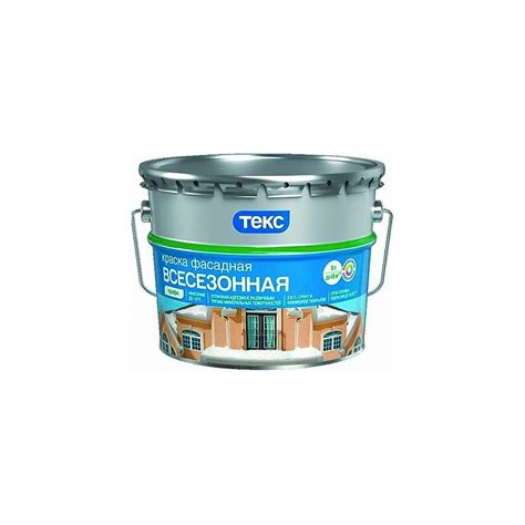 Фасадная краска ТЕКС Профи (всесезонная; база D; 9 л) 54626 - выгодная ...