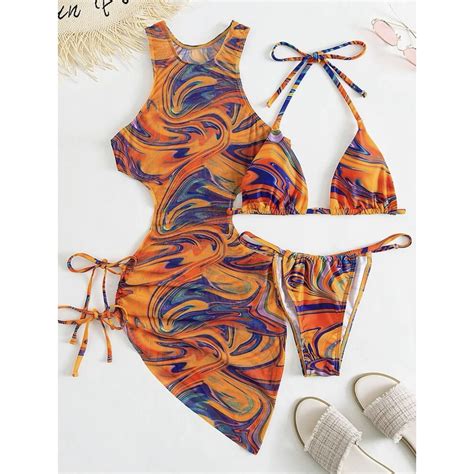 MớI Bikini Ba MảNh Dây RúT GợI CảM Shopee Việt Nam