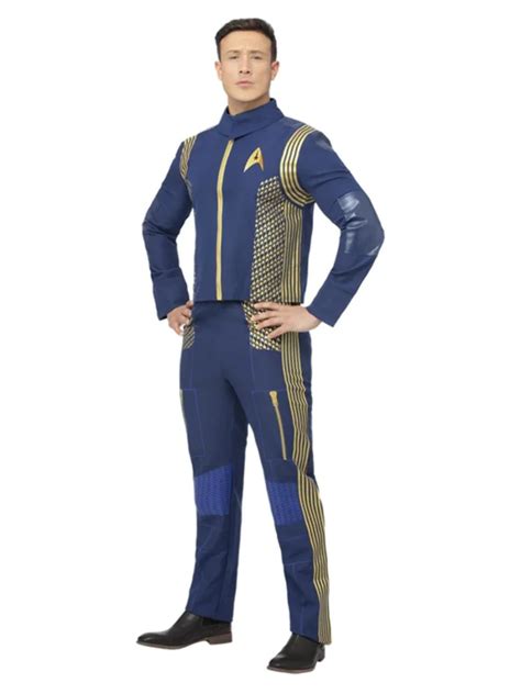 Star Trek Discovery Command Unifrom Mens Fancy Dress Costume Fancy