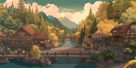 small town   forest  awesomeidea  deviantart