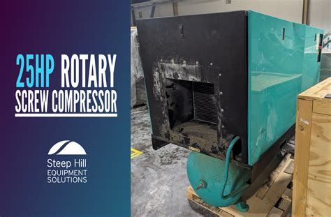 Used Sullivan Palatek Hp Rotary Screw Compressor For Sale At Steep