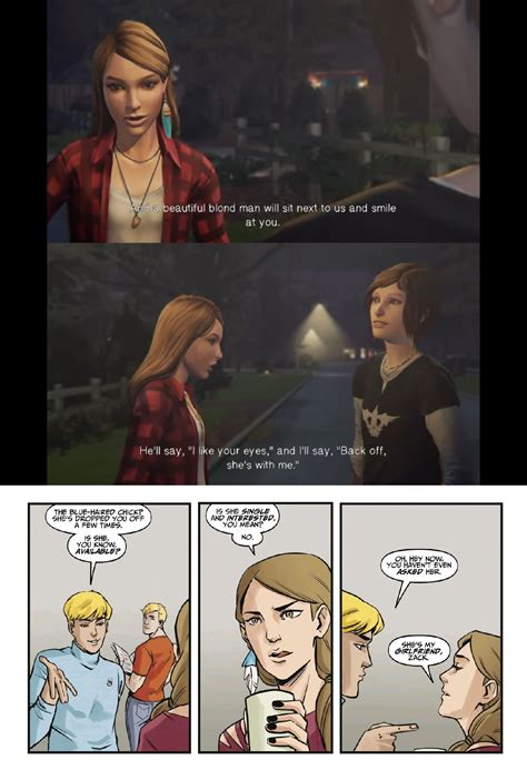 [ALL] Love this parallel between BtS and the new comic : r/lifeisstrange