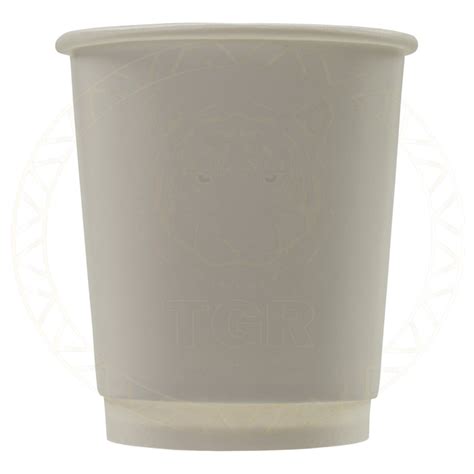 2703 Стакан бумажный одноразовый двухслойный 250мл, Белый