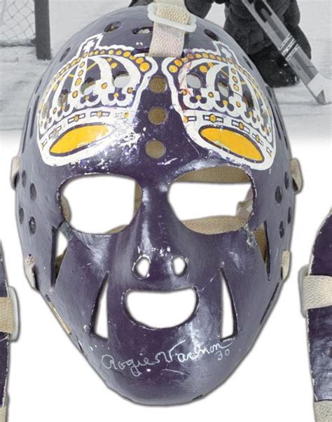 Rogie Vachon Mask Goalie Mask Hockey Goalie Gear Hockey Goalie