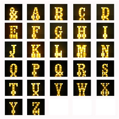 Letter Led China Tota