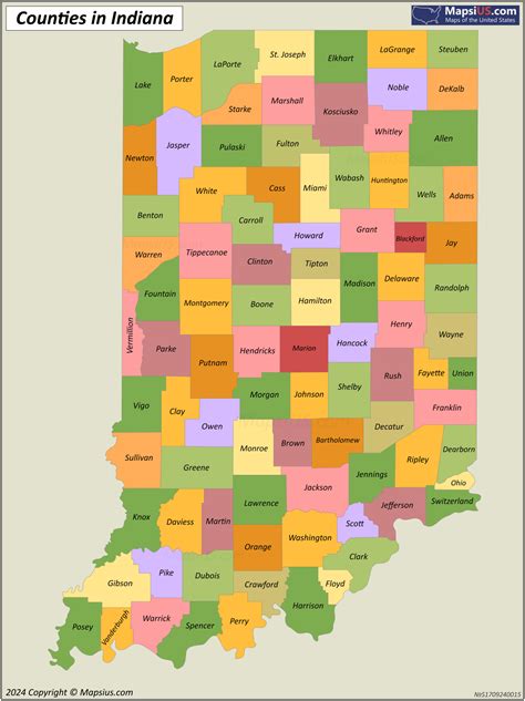 indiana map of counties and cities 1