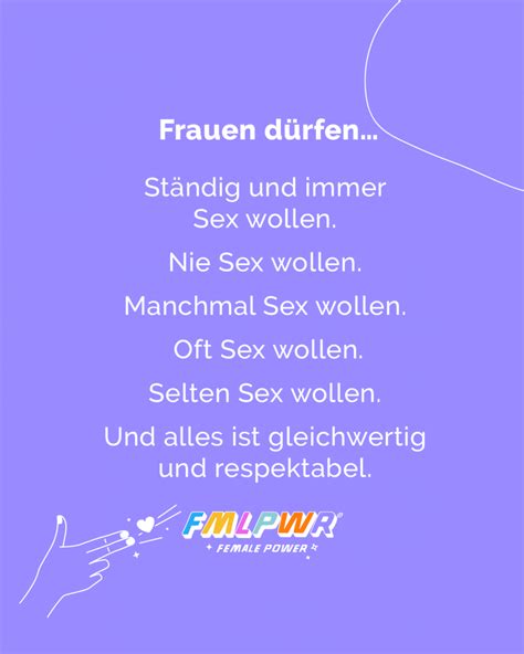 Frauen D Rfen St Ndig Und Immer Sex Wollen Nie Sex Wollen Manchmal Sex Wollen Oft Sex Wollen