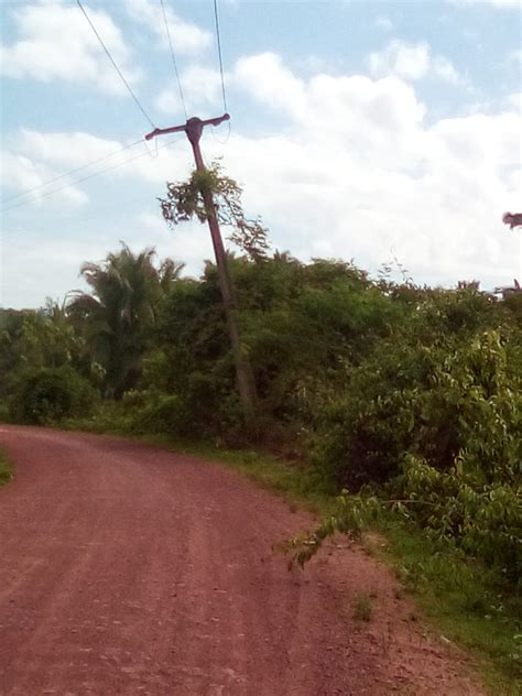 Poste Prestes A Cair Causa Perigo E Medo Na Zona Rural De Timbiras