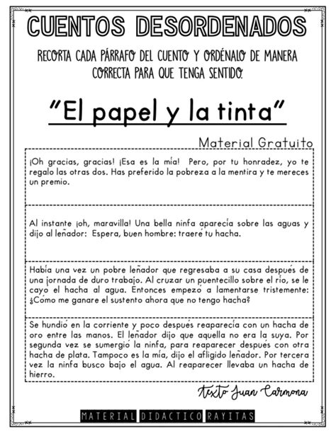 Cuentos Cortos Para Niños De Primer Grado En Imprenta Mayuscula