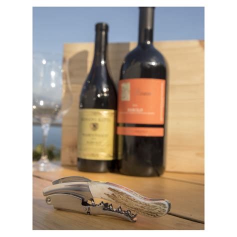 Штопор сомелье Legnoart Ghemme sommelier для длинных пробок, олений рог ...