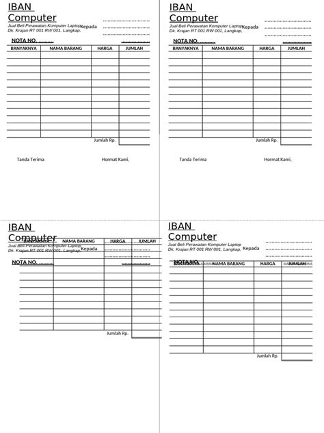 Nota Kosong 1 Pdf