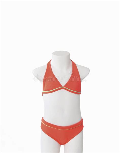 Mannequin Avec La Vue De Face De Bikini De Fille Photo Stock Image Du T Mouvement