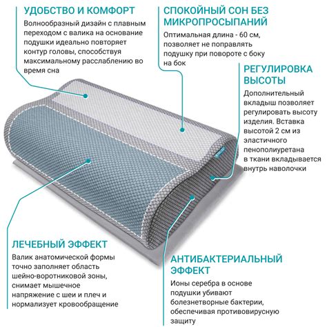 Подушка TRELAX Respecta for man П05, серая серый - купить в интернет ...