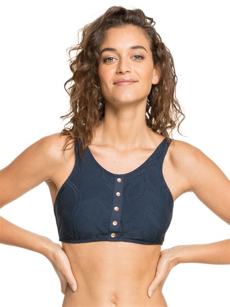 Love Song Top Crop De Bikini Para Mujer Erjx Roxy