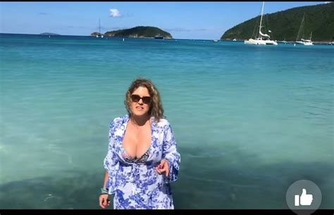 Casey Nezhoda Shocks In Cleavage-Filled Caribbean Snapshot
