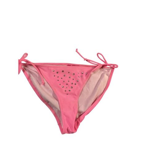 Victoria S Secret Swim Victorias Secreat Skims Bikini Bar Tie Bikini Bottom Rhinestone Large