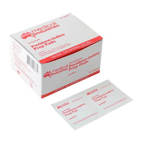 Povidone Iodine Pvp Prep Pad Alpha First Aid