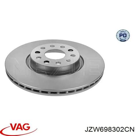 JZW698302CN VAG колодки тормозные передние дисковые