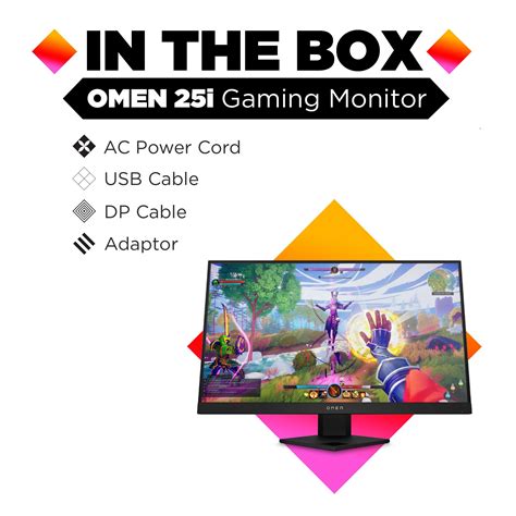 HP OMEN 25i - 25" Zoll - 1920 x 1080 | 22J05AA#ABB