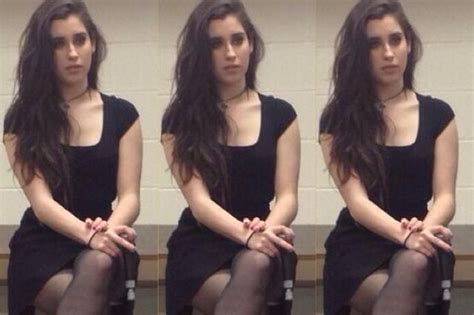 Fifth Harms Me Bish U Tryina Make Me Gay Lauren Jauregui Open Shoulder Tops Women