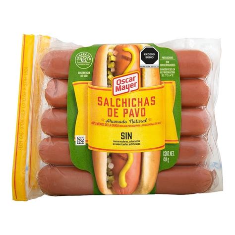 Salchicha De Pavo Oscar Mayer Ahumado Natural 454 G Walmart