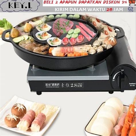Panci Panggangan Hotpot Shabu In Grill Bbq Hot Pot Steamboat Lazada Indonesia