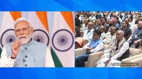 Prime Minister Narendra Modi Virtually Addresses The Viksit Bharat