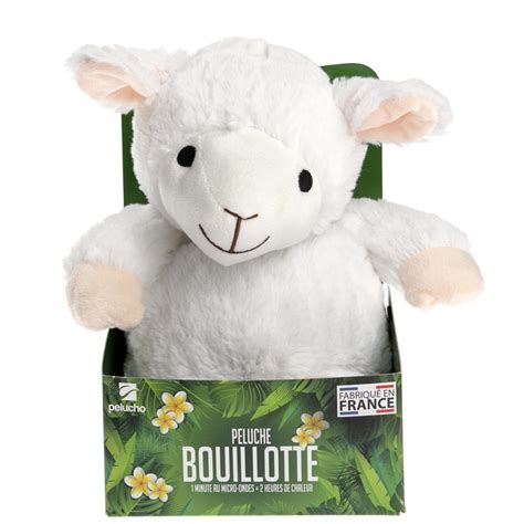 Bouillotte Mouton Blanc Micro Ondes Pelucho